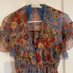 COPY - Zimmermann Floral Backless Dress